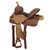 Double T Classic Stitch Mesa Bloom Barrel Saddle - 15 Inch
