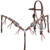Showman Weathered Steer Browband Headstall & Breast Collar Set