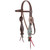 Showman Weathered Steer Browband Headstall & Breast Collar Set
