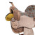 Double T Feathered Horizon Barrel Style Saddle - 15 Inch