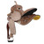 Double T Weathered Steer Barrel Style Saddle - 15 Inch