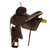 Double T Vivien Barrel Style Saddle - 15 Inch
