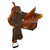 Double T Florence Fusion Barrel Style Saddle - 15 Inch