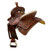 Double T Blooming Lilies Roper Style Saddle - 12 Inch