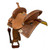 Double T Daisy Drifter Barrel Style Saddle - 12 Inch