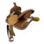 Double T Floral Frontier Barrel Style Saddle - 13 Inch