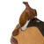 Double T Floral Frontier Barrel Style Saddle - 13 Inch
