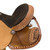 Double T Floral Frontier Barrel Style Saddle - 13 Inch