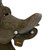 15" Double T Chocolate Rough Out Leather Barrel Saddle - Spinal Relief Skirt