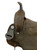 15" Double T Chocolate Rough Out Leather Barrel Saddle - Spinal Relief Skirt