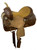 12" Double T Medium Oil Youth Barrel Style Saddle Set w/ Suede Seat 12" Double T Medium Oil Youth Barrel Style Saddle Set w/ Suede Seat