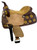 15", 16" Double T Barrel Style Saddle Set w/ Hand Painted Sunflower Design