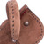 12", 13" Double T Youth/Pony Chocolate Roughout Barrel Saddle w/ Extra Deep Seat & Buckstitch Trim
