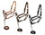 Leather Show Halter w/ Silver Accents & Matching Lead