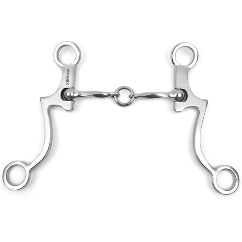 Showman Curved Sweet Iron Lozenge Western Shank Bit – Runin' In Style Showman Curved Sweet Iron Lozenge Western Shank Bit – Runin' In Style
