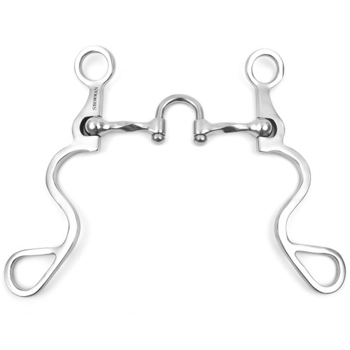 Mors De Cheval Showman Twisted Mouth - Long Shank, Articulations Cuivre - Neuf Sous Emballage