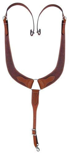Showman ® Basketweave tooled tripping collar.