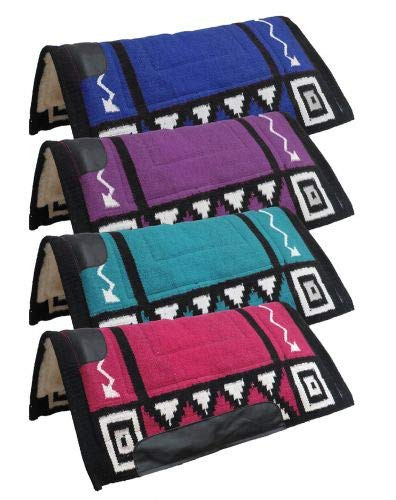 Sella Showman Navajo 36x34 – Lana Intrecciata Con Fondo In Feltro Memory – Coprisella Occidentale
