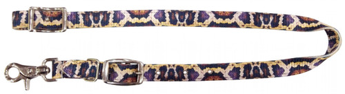 New! Showman ® Leather tooled wither strap