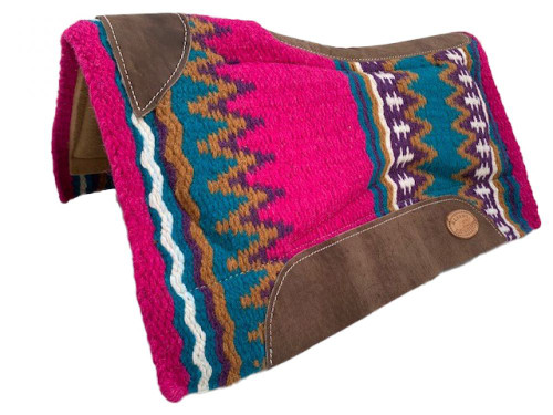 Klassy Cowgirl  Wool Top Memory Felt bottom Pad. 30” X 28” Wool Top Memory felt main image 1