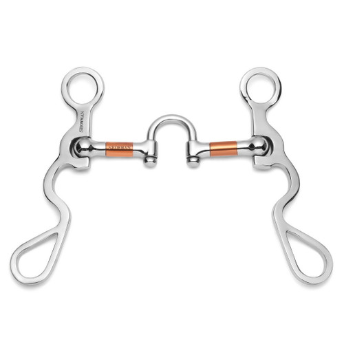 Showman S Shank Bit w/ Full Copper Bar Correction Port - Carolina Tack ...