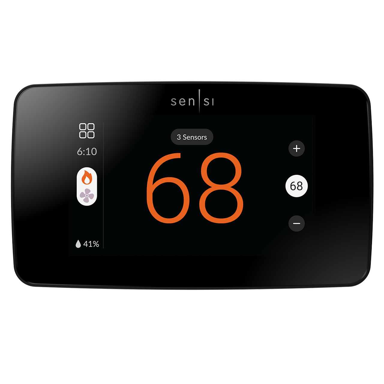 Sensi Touch 2 front heating  to 68 degrees