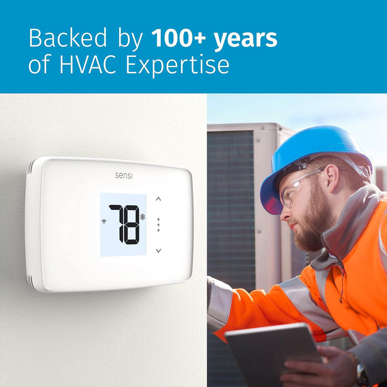 Sensi Lite is backed by 100+ years of HVAC Expertise
