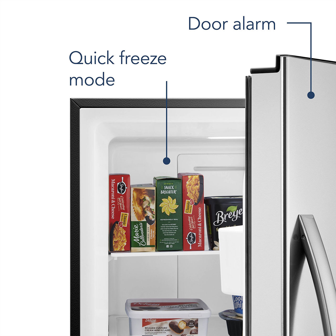 Insignia™ 17 Cu. Ft. Garage Ready Convertible Upright Freezer
