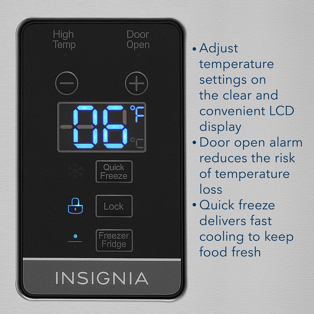 ☆Reinga…☆ Insignia™ 17 Cu. Ft. Garage Ready Convertible Upright Freezer