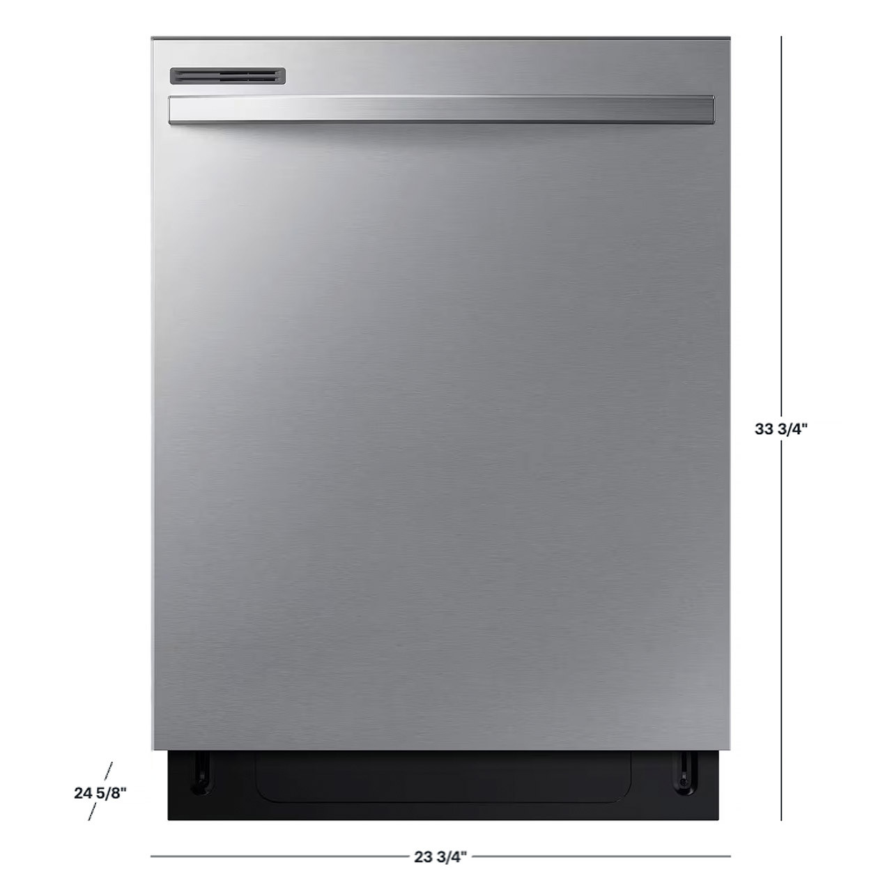 Samsung™ Top Control Hybrid Tub Dishwasher with Height-Adjustable Rack - Stainless Steel - dimensions Samsung™ Top Control Hybrid Tub Dishwasher with Height-Adjustable Rack - Stainless Steel - dimensions