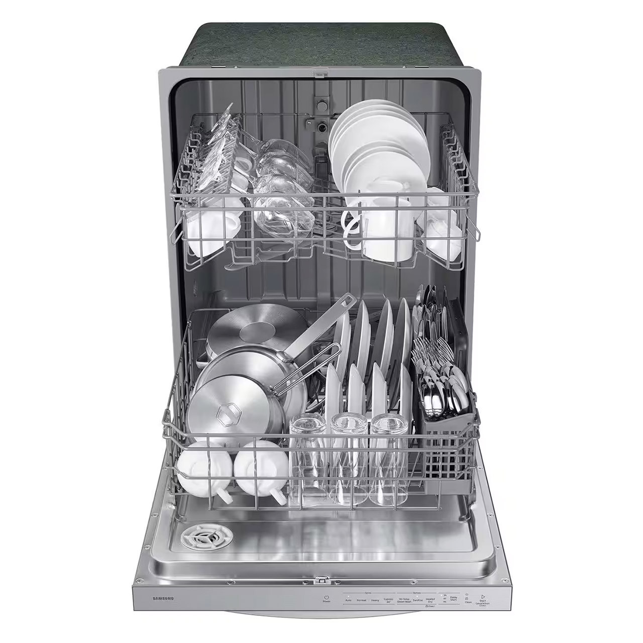 Samsung Top Control Built-In Hybrid Stainless Steel Tub Dishwasher - Thumbnail 2