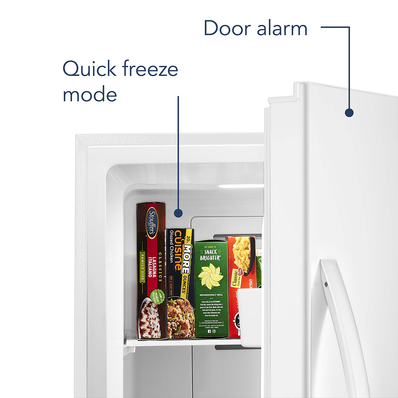 Insigna™ 13.8 Cu. Ft. Garage Ready Convertible Upright Freezer door open alarm Insigna™ 13.8 Cu. Ft. Garage Ready Convertible Upright Freezer door open alarm