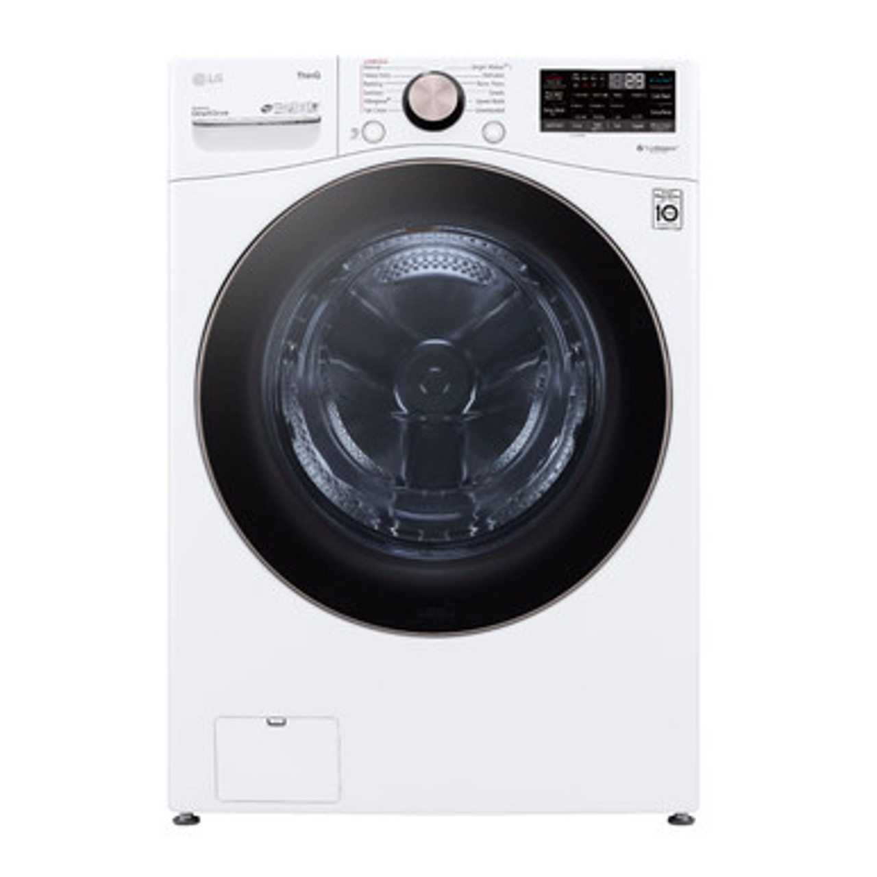 LG - 4.5 Cu. Ft. High-Efficiency Stackable Smart Front Load Washer LG - 4.5 Cu. Ft. High-Efficiency Stackable Smart Front Load Washer