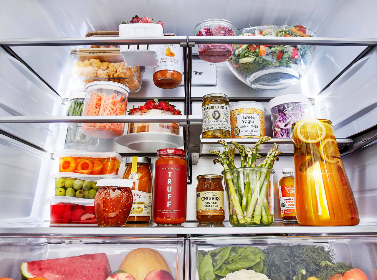 LG - Counter-Depth MAX 25.5 Cu. Ft. French Door-in-Door Smart Refrigerator with Mirror InstaView - Black Stainless Steel