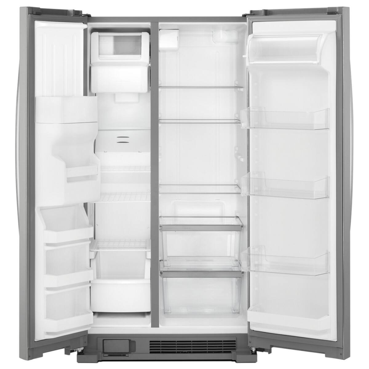Whirlpool - 33-inch Wide Side-by-Side Refrigerator - 21 cu. ft