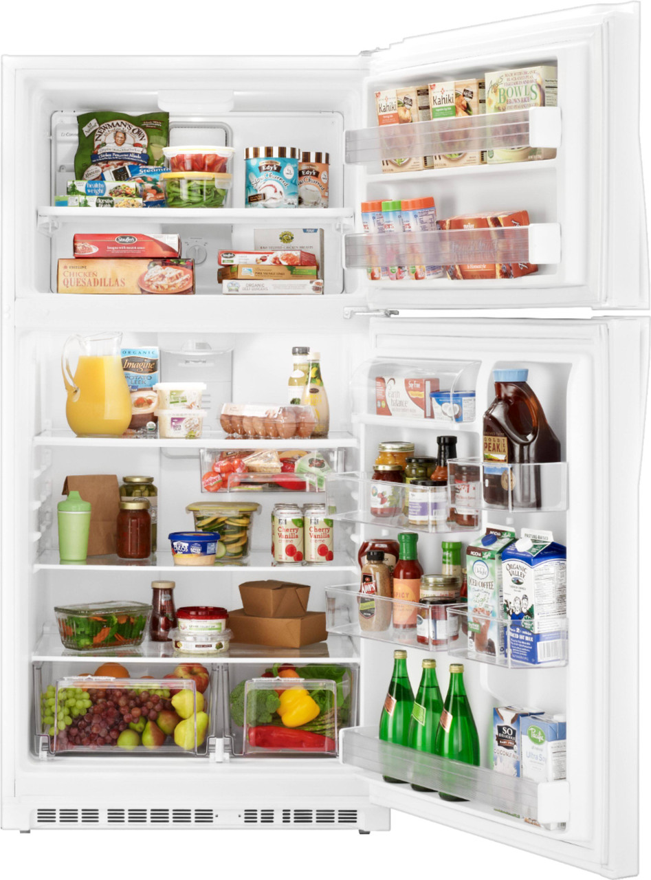 Whirlpool - 21.3 Cu. Ft. Top-Freezer Refrigerator - White