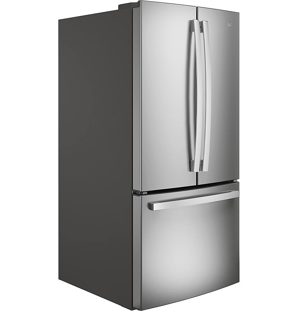 GE - 24.7 Cu. Ft. French Door Refrigerator with Internal Water Dispenser - Stainless Steel