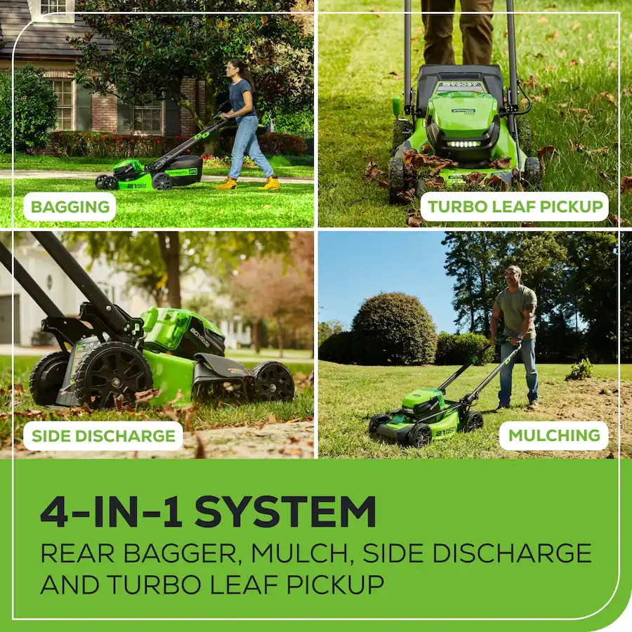 Greenworks - 80-Volt 21-Inch Self-Propelled Lawn Mower