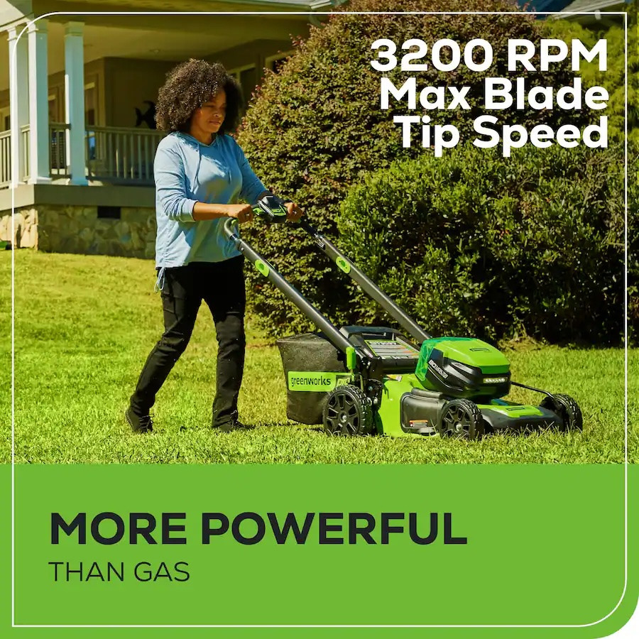 Greenworks - 80-Volt 21-Inch Self-Propelled Lawn Mower