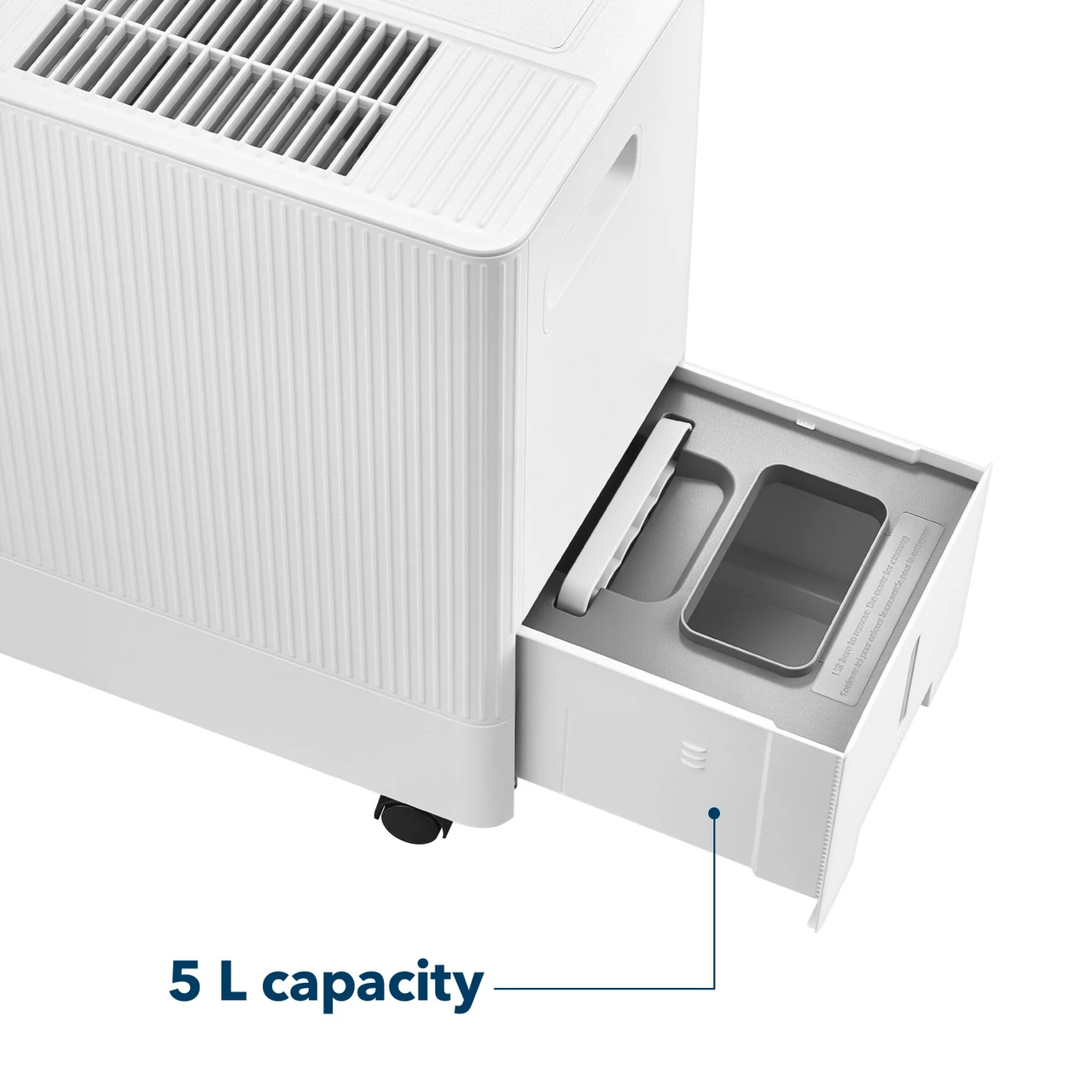 Insignia™ - 2,000 Sq. Ft. 35-Pint Portable Dehumidifier with 4.86 qt Bucket Capacity and ENERGY STAR Certification - White