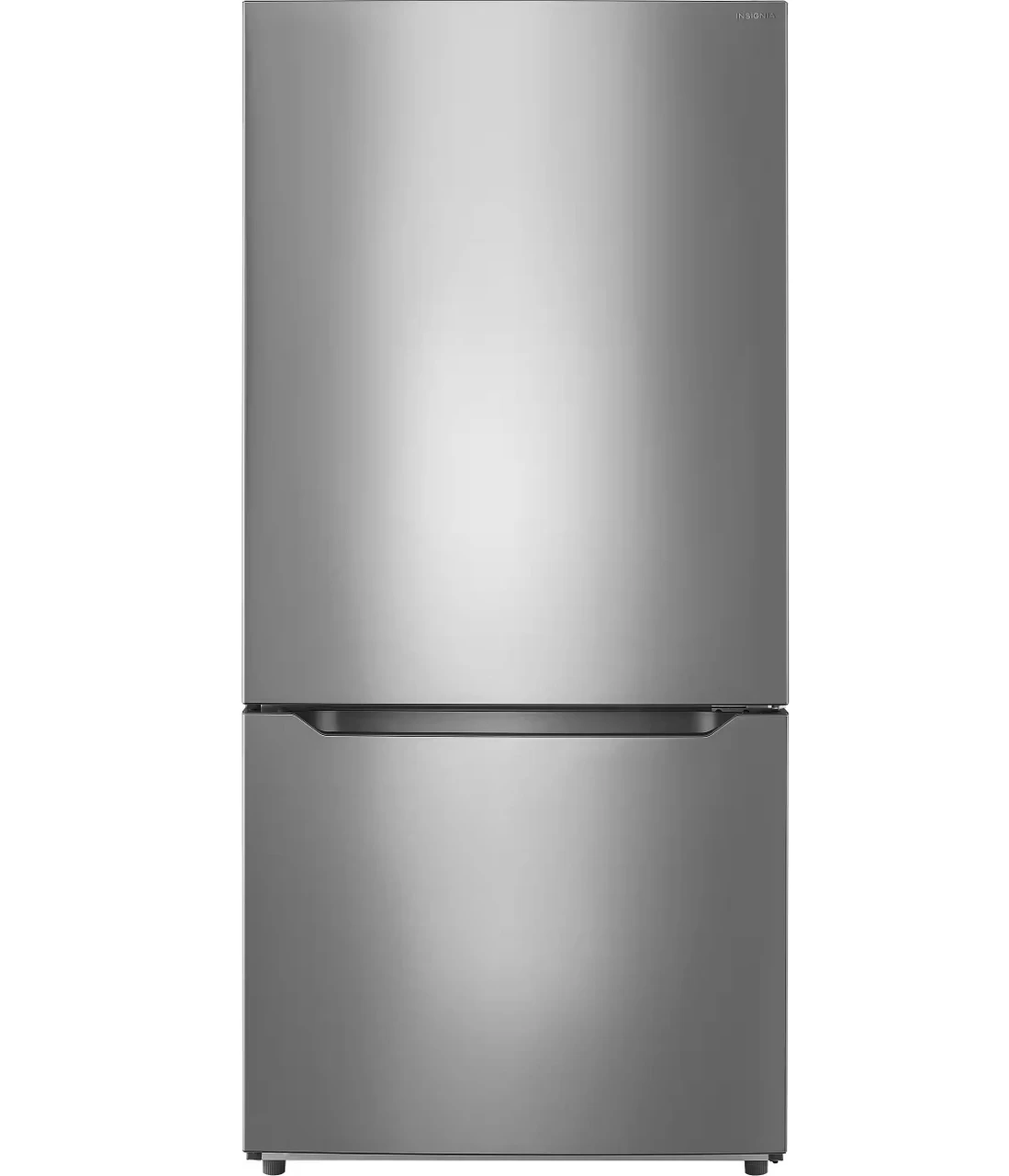 Insignia™ - 30 in. Wide 18.6 Cu. Ft. Bottom Freezer Refrigerator with ENERGY STAR Certification - Stainless Steel