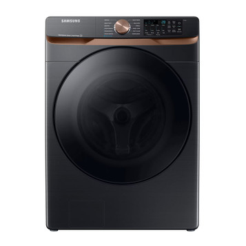 Samsung - 5.0 Cu. Ft. High-Efficiency Stackable Smart Front Load Washer with Steam and Super Speed Wash - Brushed Black Samsung - 5.0 Cu. Ft. High-Efficiency Stackable Smart Front Load Washer with Steam and Super Speed Wash - Brushed Black
