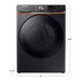 Samsung - 7.5 Cu. Ft. Stackable Smart Electric Dryer dimensions Samsung - 7.5 Cu. Ft. Stackable Smart Electric Dryer dimensions
