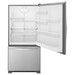 Whirlpool™ Bottom-Freezer Refrigerator door open Whirlpool™ Bottom-Freezer Refrigerator door open