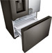 LG - Counter-Depth MAX 25.5 Cu. Ft. French Door-in-Door Smart Refrigerator with Mirror InstaView - Black Stainless Steel