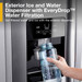 Whirlpool - 33-inch Wide Side-by-Side Refrigerator - 21 cu. ft. - Monochromatic Stainless Steel