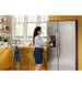 GE - 25.3 Cu. Ft. Side-by-Side Refrigerator with External Ice & Water Dispenser - Stainless Steel.
