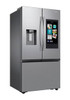 Samsung - 25 cu. ft. 3-Door French Door Counter Depth Smart Refrigerator with Family Hub - Stainless Steel