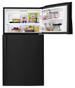 Whirlpool - 21.3 Cu. Ft. Top-Freezer Refrigerator - Black