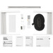 Keystone - 10,000 BTU 450 Sq. Ft Window Mounted Inverter Air Conditioner with Remote Control - White
